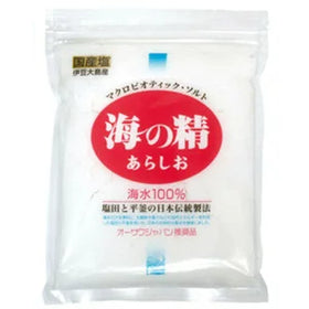 海の精 あらしお 240g 伊豆大島産 海水100% 天日と平釜の伝統製法 国産塩