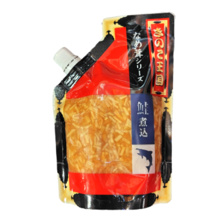 北海道 きのこ王国 鮭煮込 なめ茸 スタンドパック 270g