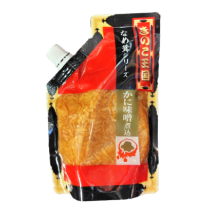 北海道 きのこ王国 かに味噌煮込 なめ茸 スタンドパック 270g