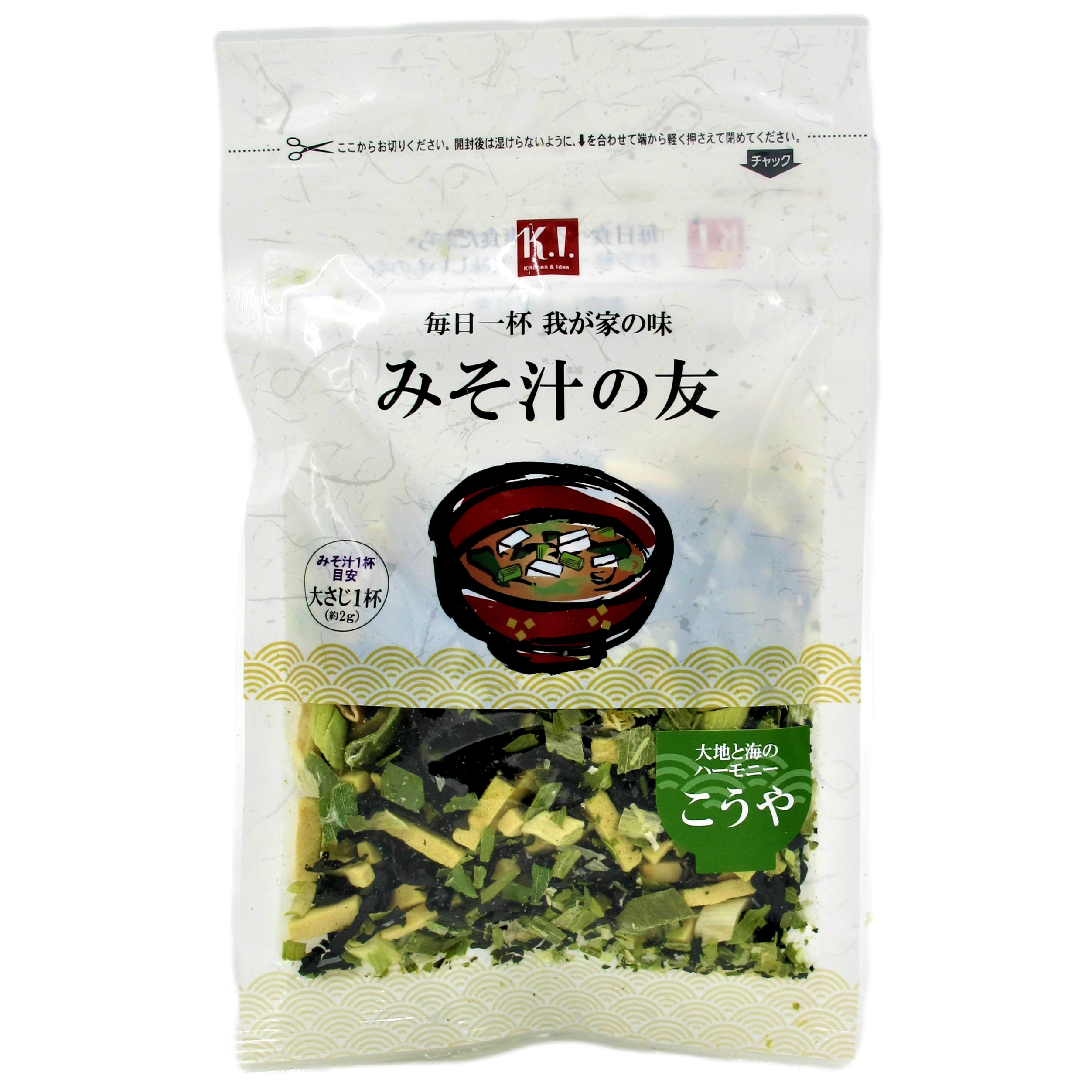 ケイアイフーズ みそ汁の友 こうや 25g 高野豆腐 味噌汁 乾燥わかめ