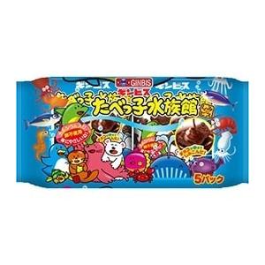 ギンビス たべっ子水族館 しみチョコビス 5P お菓子 おいしい おかし