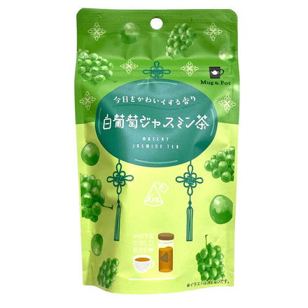 Mug&Pot 白葡萄ジャスミン茶(台湾フレーバーティー ティーバッグ 2g×6P)