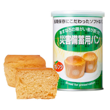 災害備蓄用パン オレンジ 24缶 [5年保存] 非常食 保存食 防災グッズ