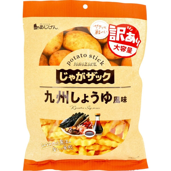 じゃがザック 九州醤油風味 訳あり大容量 なみなみカット