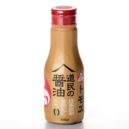 トモエ 道民の醤油 日高昆布釜茹だし入り 塩分控えめ しょうゆ コンブ 調味料