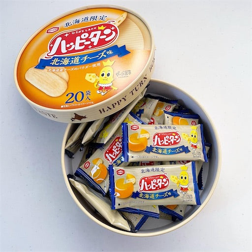 北海道限定 亀田製菓 ハッピーターン 北海道チーズ味 20枚入 HAPPY TURN