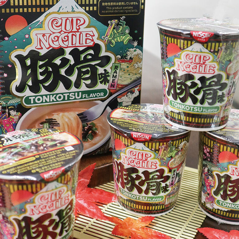 日清 カップヌードル 豚骨味 4食 肉・牛乳・卵不使用