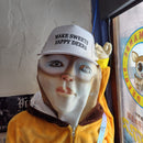 はっぴーキャップ(白)