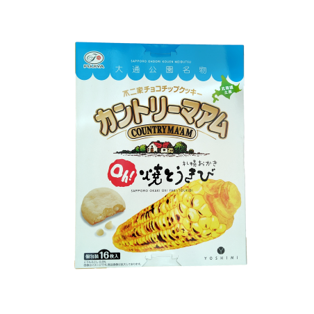 不二家カントリーマーム 札幌おかきoh!焼とうきび 16個│お菓子の王国