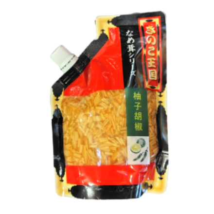 北海道 きのこ王国 柚子胡椒 なめ茸 スタンドパック 270g