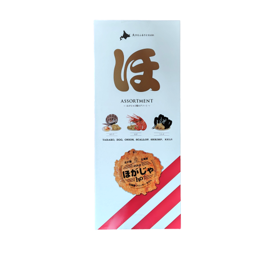 ほがじゃ3種のアソート ほたて/えび/こんぶ せんべい 煎餅