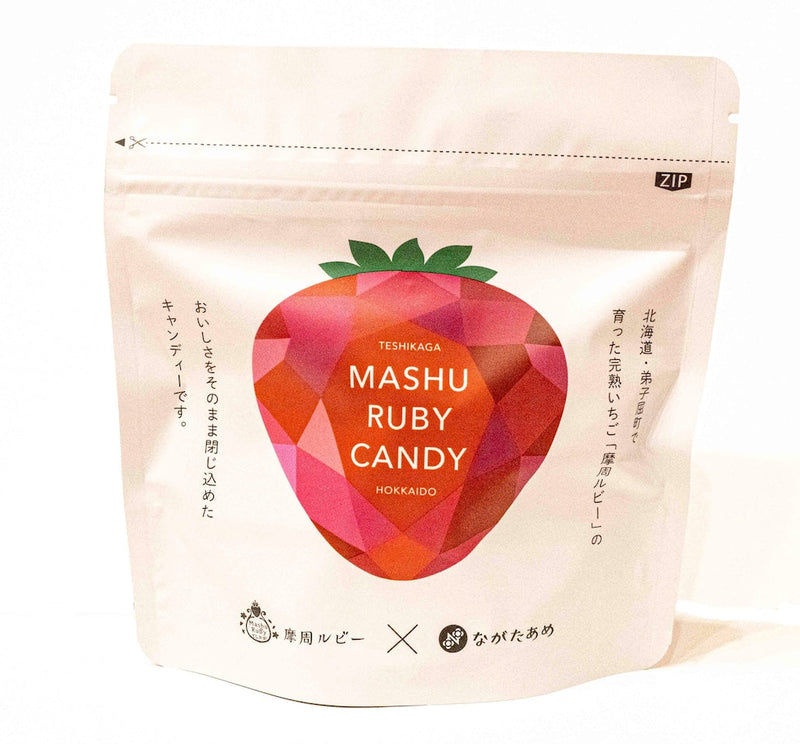MASHU RUBY CANDY　摩周ルビーキャンディ いちご味 摩周ルビー×ながたあめ