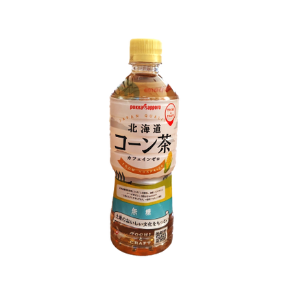 北海道コーン茶 525ml　カフェインゼロ 無糖 pokka sapporo