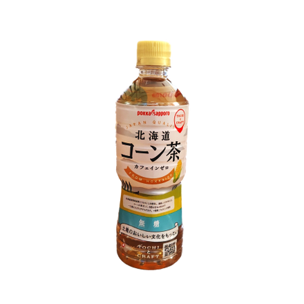 北海道コーン茶 525ml カフェインゼロ 無糖 pokka sapporo