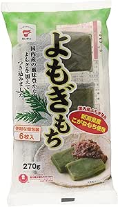 たいまつ食品 よもぎもち 6枚入 新潟産こがねもち米使用 270g