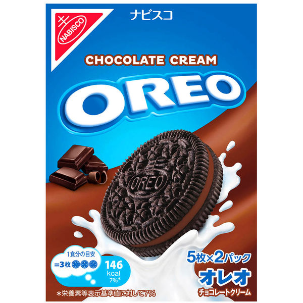 モンデリーズ OREO（オレオ）チョコレートクリーム クッキー ビスケット 5枚×2パック10枚