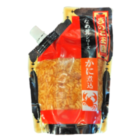 北海道 きのこ王国  かに煮込 なめ茸 スタンドパック 270g
