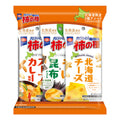 柿の種3種アソート 2袋までネコポス可 (北海道チーズ、うに昆布、スープカレー） 北海道限定