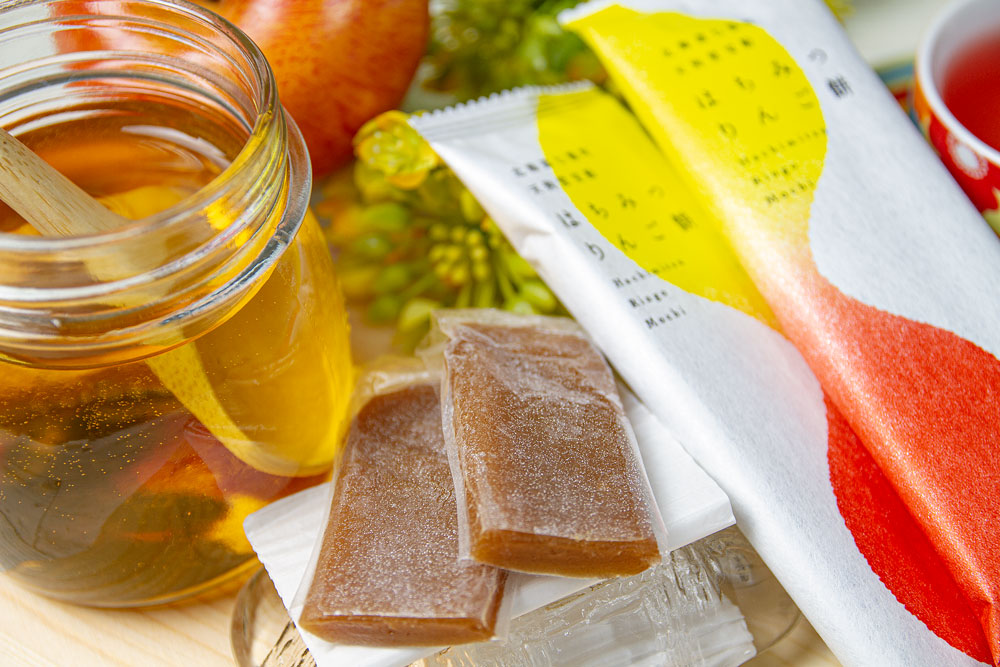 天狗堂宝船 はちみつりんご餅 蜂蜜 林檎 北海道 七飯 きびだんご