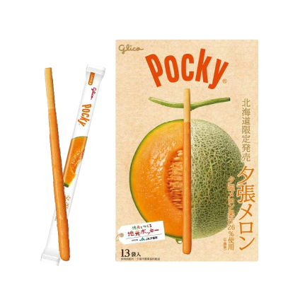 夕張メロン ポッキー 13袋 北海道限定 夕張メロン果汁使用