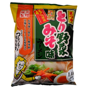まつや とり野菜みそ味 [ネコポス2個可]　ラーメン