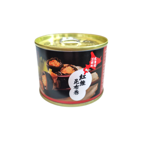 紅鮭昆布巻 北海道沼田町 缶詰