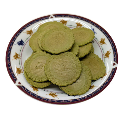 函館牛乳せんべい 函館牛乳100％使用 宇治抹茶入 100g おみやげ 土産 菓子 煎餅