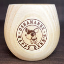 ぐい呑みはっぴーちゃん（ロゴ） - お菓子の王国はっぴーディアーズ